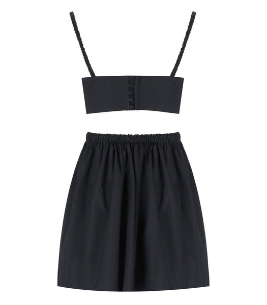 Elisabetta Franchi Black Dress With Bow