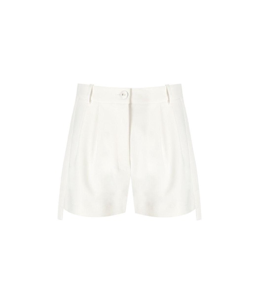 Elisabetta Franchi Ivory Smoking Shorts