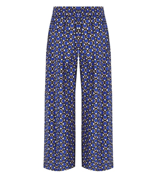 Weekend Max Mara Virgin Blue Cropped Trousers