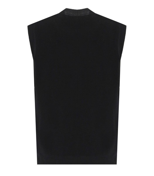 Amaránto Black Knitted Vest