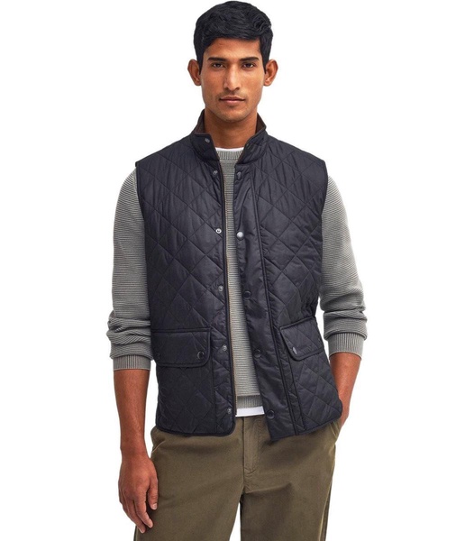 Barbour New Lowerdale Navy Blue Vest