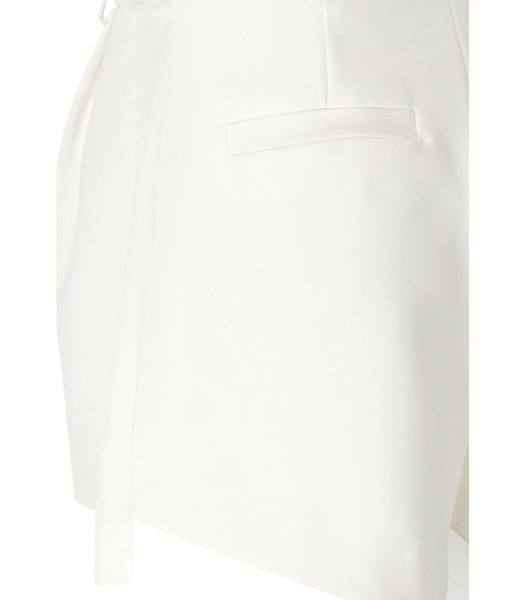 Elisabetta Franchi Ivory Smoking Shorts