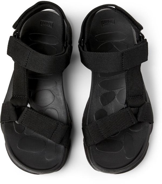 Black Recycled PET Women's Sandal.