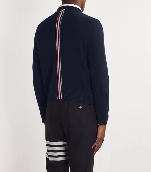 Virgin Wool Washed Piqué Sweater