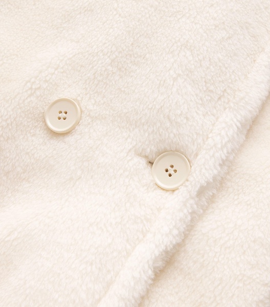 Wool Shearling Oversized Coat