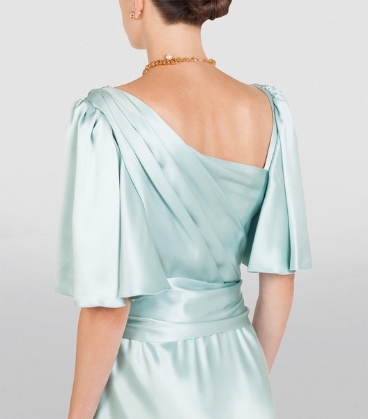 Silk Belted Dress