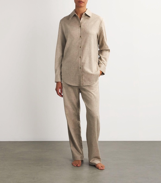 Lambswool-Cashmere London Pyjama Shirt