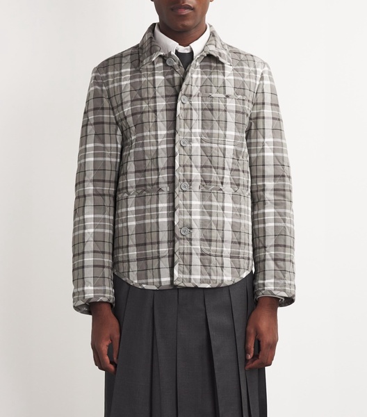 Quilted Check Shirt Jacket