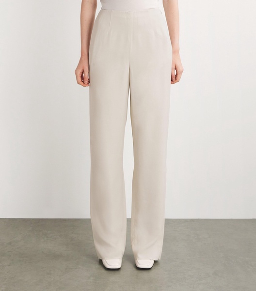 London Wide-Leg Tailored Trousers
