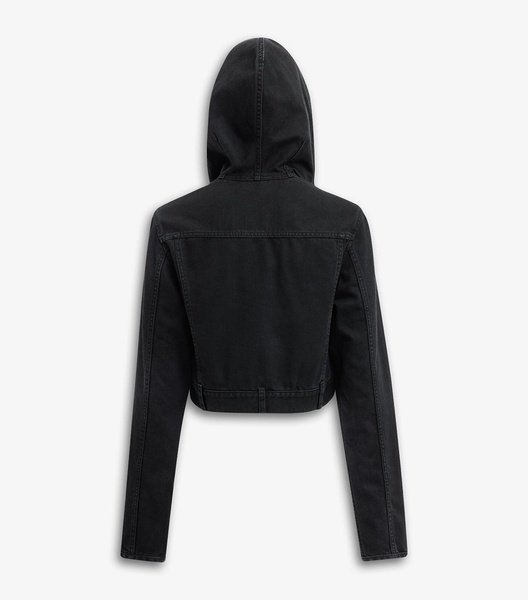 Hooded Denim Jacket