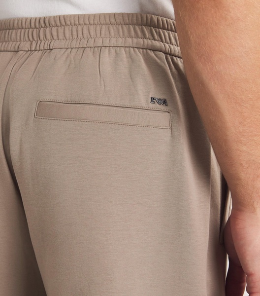 Cotton-Blend Straight Trousers