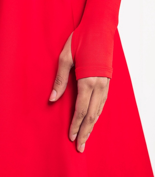 Stretch-Cotton Chara Midi Dress
