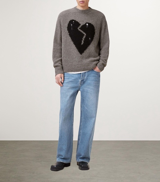 Wool-Blend Luvheart Sweater