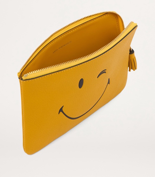 Leather Wink Pouch