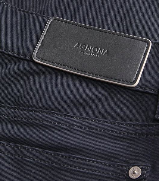 Stretch-Cotton Gabardine Jeans