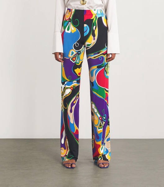 Orchidee Print Trousers