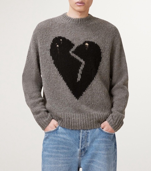Wool-Blend Luvheart Sweater