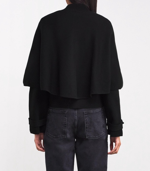 Cape-Effect Cardigan