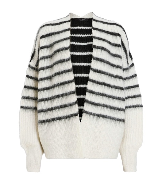 Mohair-Wool-Blend Riga Cardigan