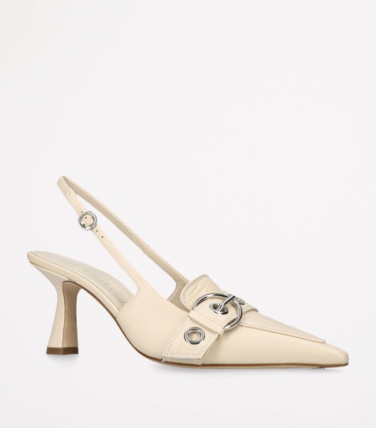 Leather Tara Slingbacks 75