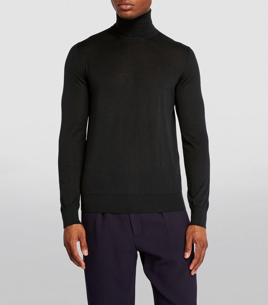 Cashmere-Silk Rollneck Sweater