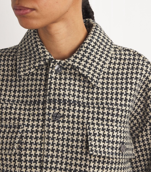 Tweed Houndstooth Jacket