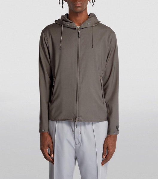 Wool Hooded Jacket