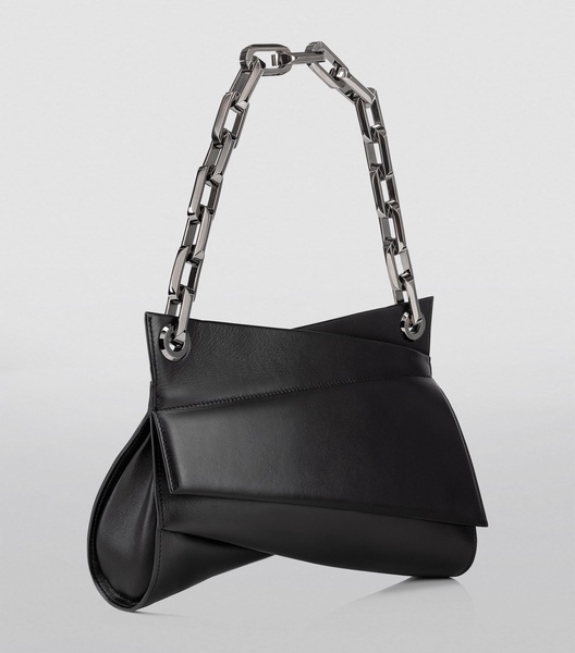 Loubitwist Leather Shoulder Bag