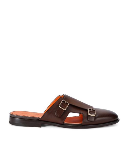 Leather Monk Slippers