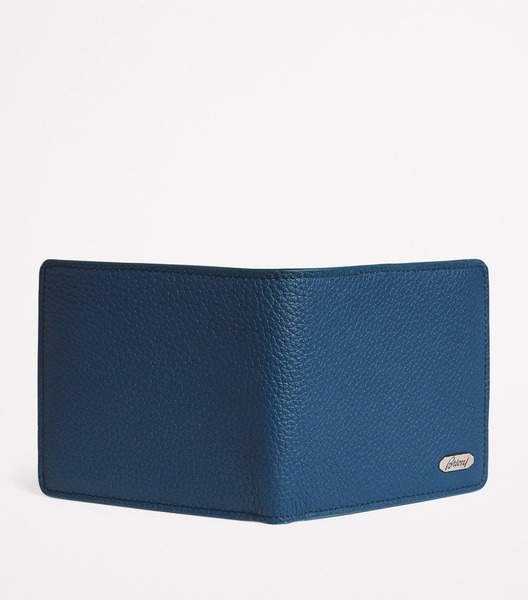 Leather Metal-Detail Wallet