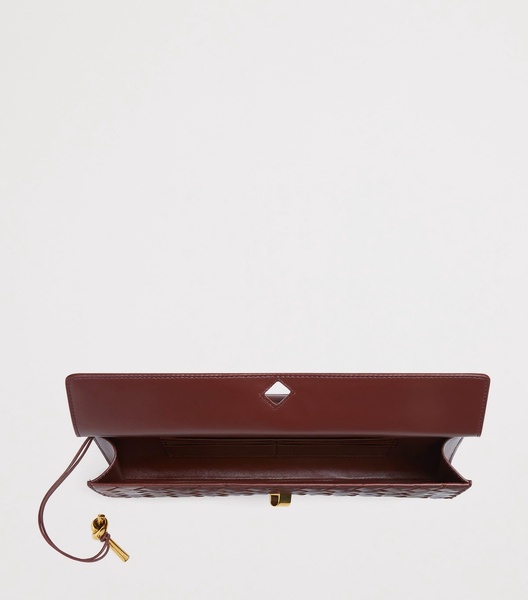 Mini Lambskin Andiamo Clutch Bag