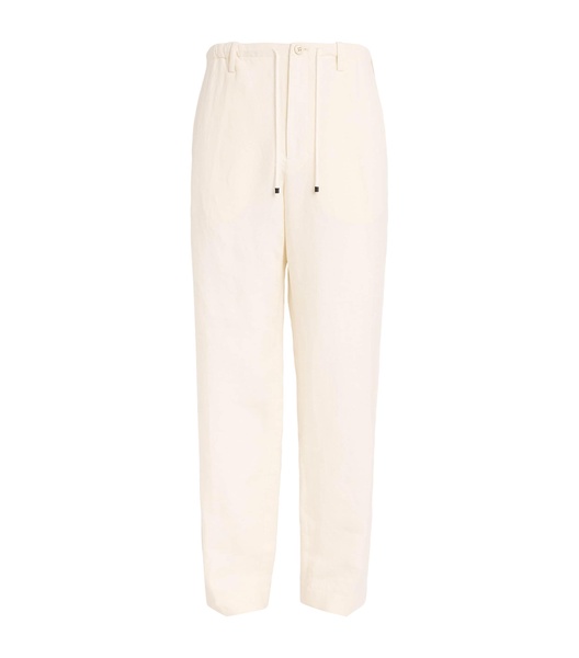 Drawstring Straight Trousers