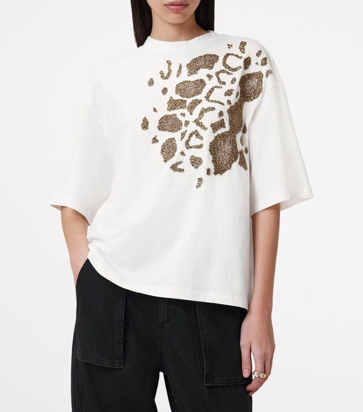 Organic Cotton Flow Amelie Beaded T-Shirt