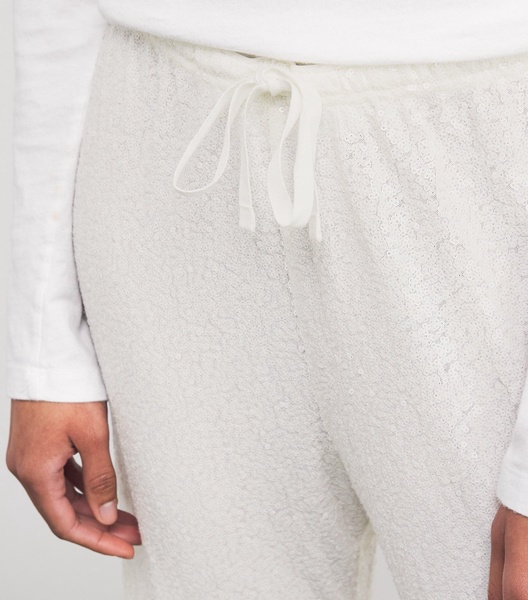 Sequinned Straight Trousers