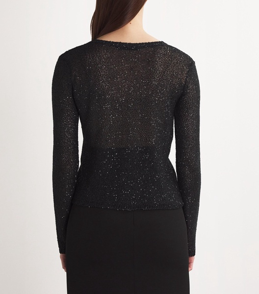 Knitted Sequin Cardigan