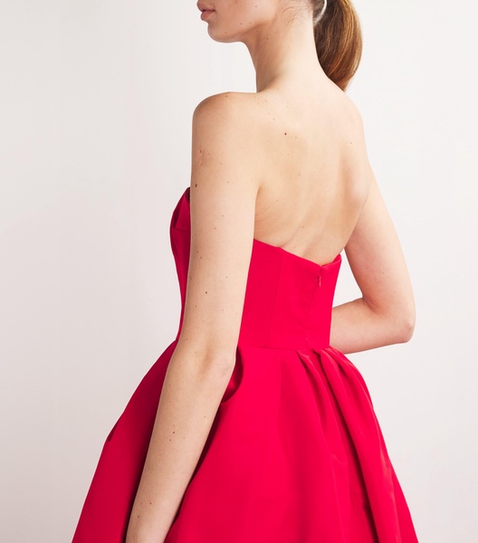 Silk Strapless Ball Gown