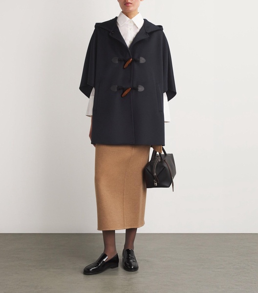 Cashmere Hooded Cape