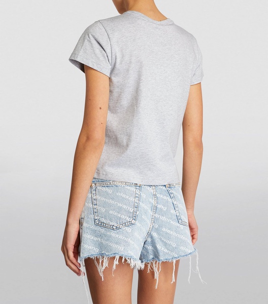 Puff Logo Cropped T-Shirt