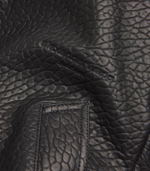 Lambskin Cropped Bomber Jacket