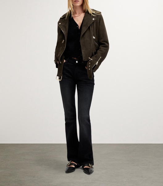 Suede Balfern Biker Jacket