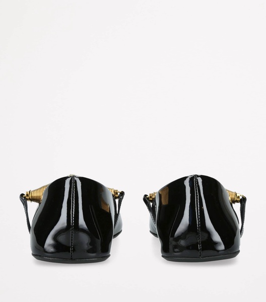 Patent Leather Strap Ballet Flats