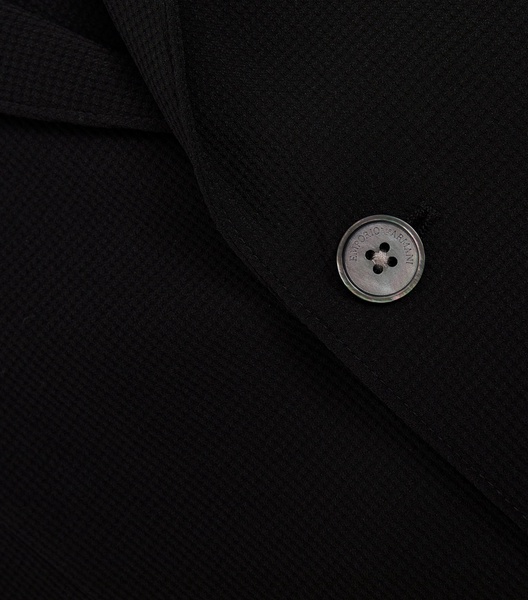 Crepe Single-Breasted Blazer
