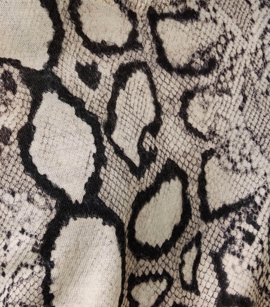 Wool Snakeskin Print Anouk T-Shirt