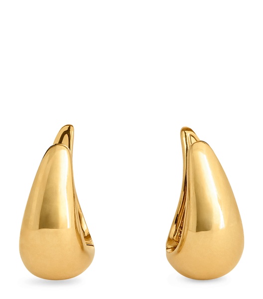Small Yellow Gold Claw Earrings