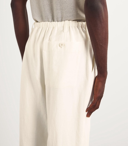 Drawstring Straight Trousers