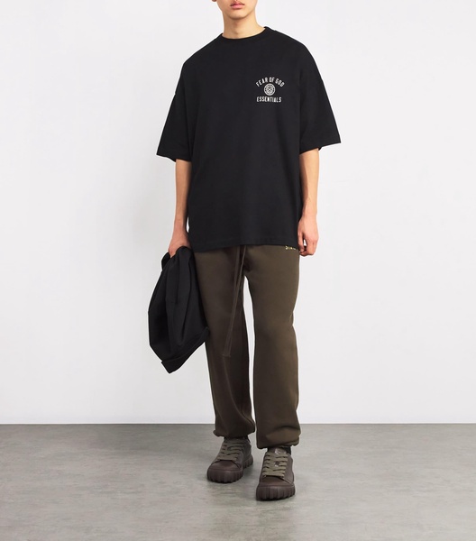 Cotton-Blend State Logo Print Sweatpants