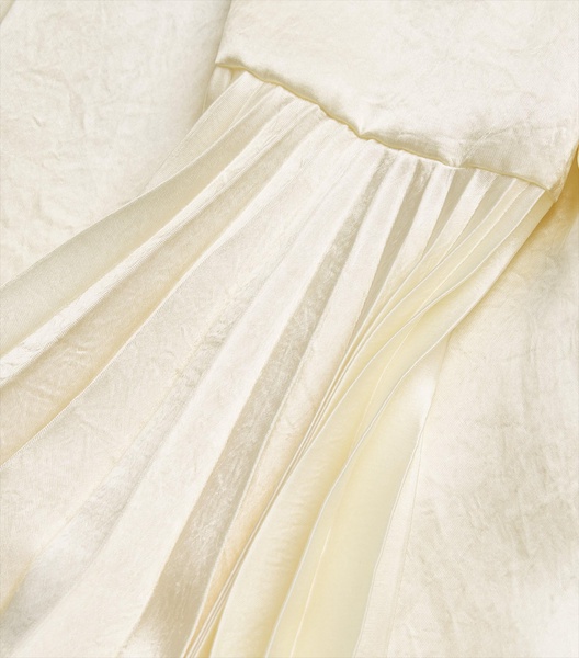 Satin Bell-Sleeve Shirt