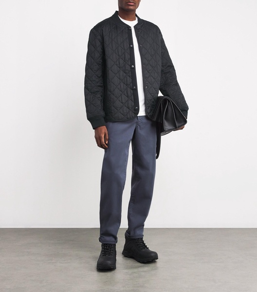 Quilted Bomber Jacket