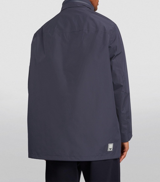 Water-Repellent Travel Essentials Long Jacket