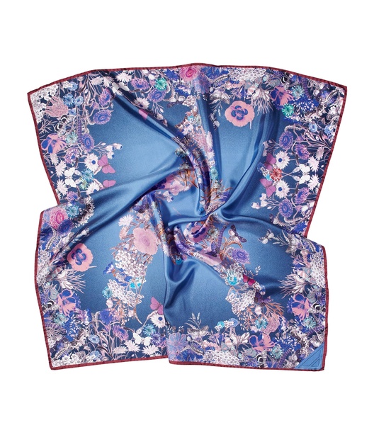 Silk Floral Scarf
